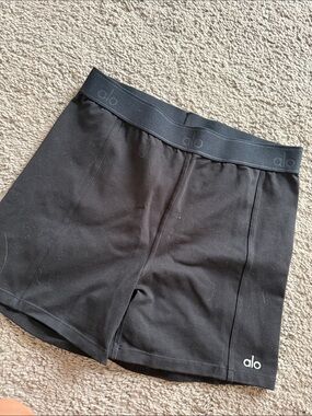 Alo Black Athletic Boxer Shorts